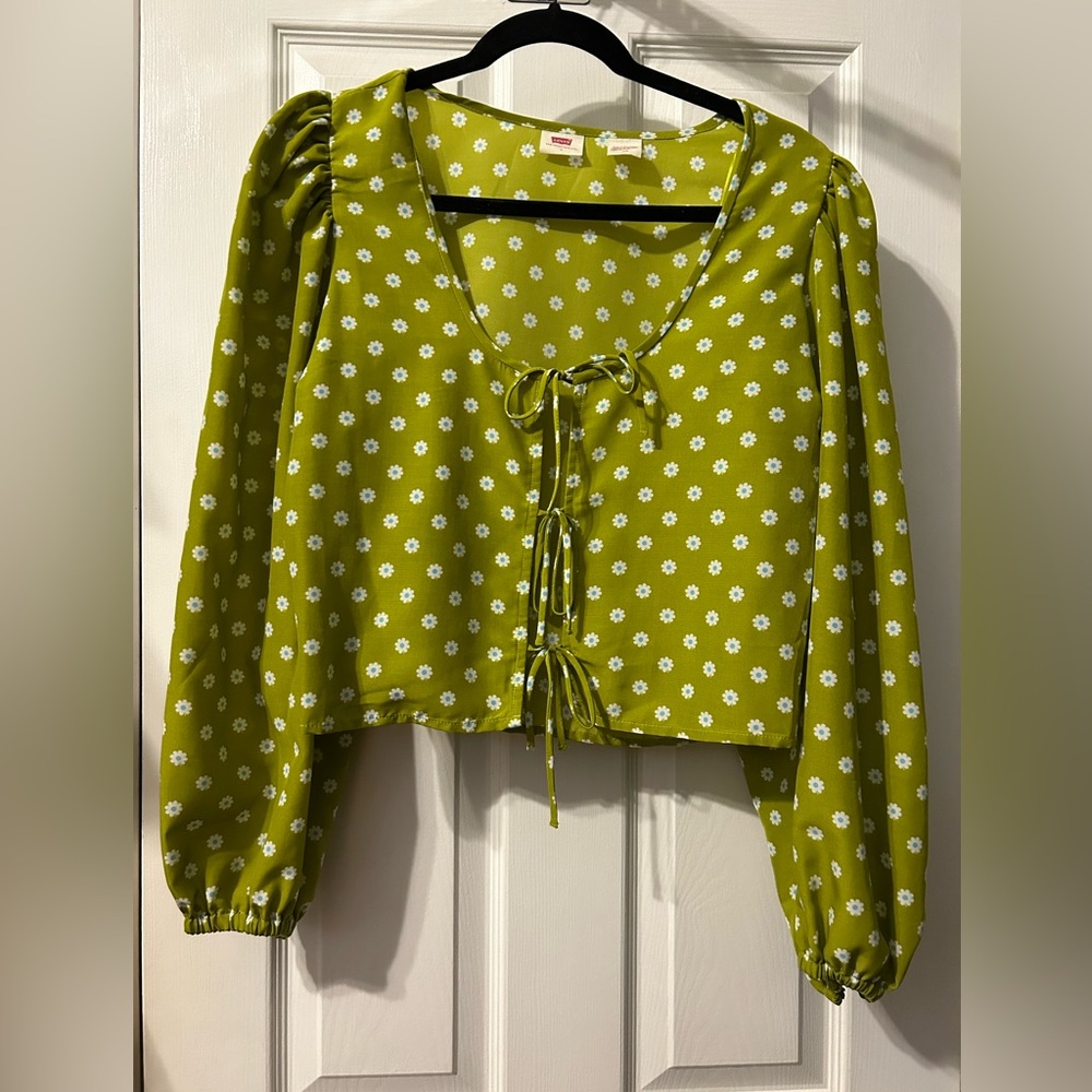 Levi’s Embry Tie Front Daisy Blouse
